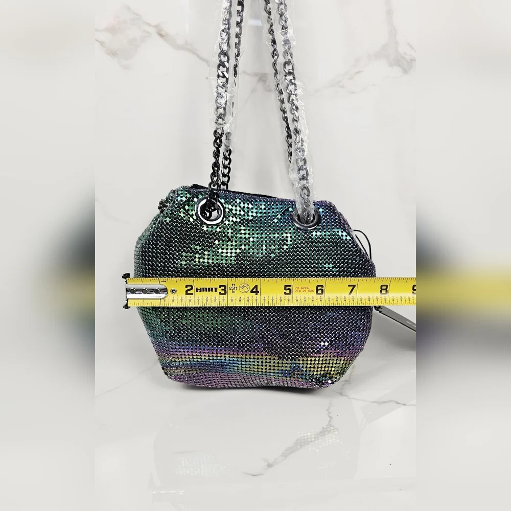 BCBG Metallic Evening‎ Bucket Purse New With Tags - Picture 8 of 8